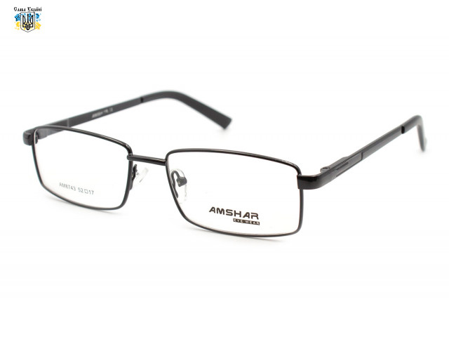 Металлические мужские очки для зрения Amshar 8743